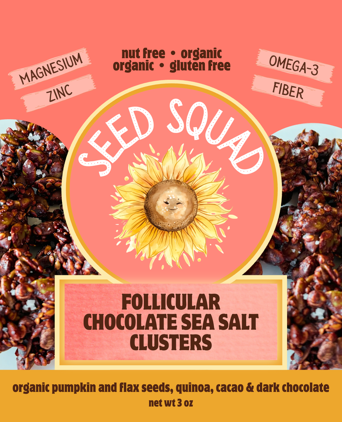 Follicular Chocolate Sea Salt Clusters